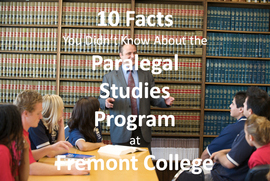 10 Facts About the Paralegal Studies Program