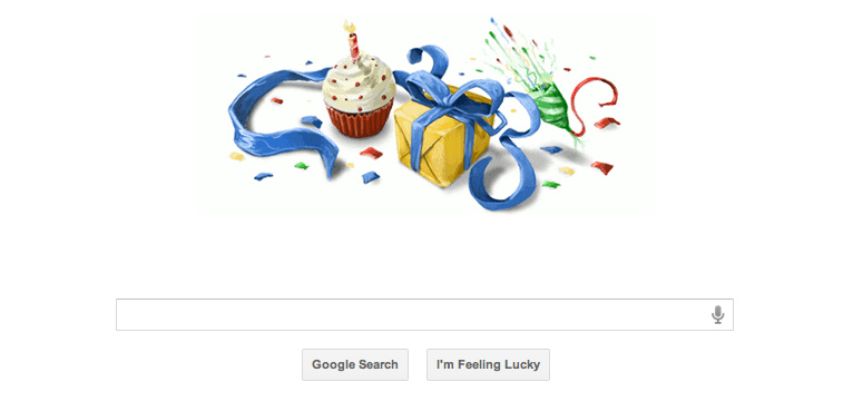 happy birthday google